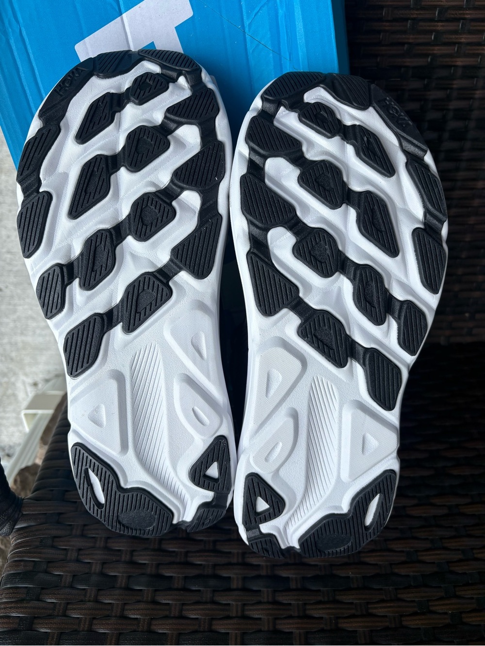 Hoka Men's Running Shoes - Black with White Accents - Picture 4 of 12